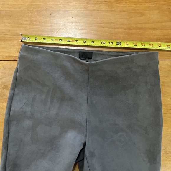 ERIC Taupe Faux Suede Stretchy Leggings Women’s Sz 10 - Picture 5 of 10